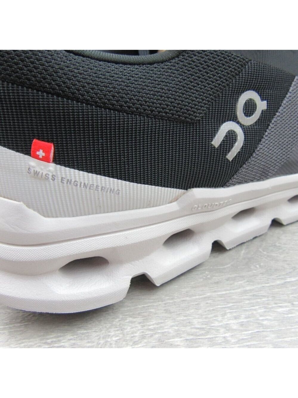 ON Cloudrunner Athletic Running Shoes Mens Size 12.5 Black White NEW #46.99017 - Picture 9 of 16